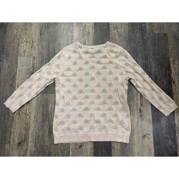 August Silk Heritage Polka Dot Cardigan Size Large - Picture 5 of 5